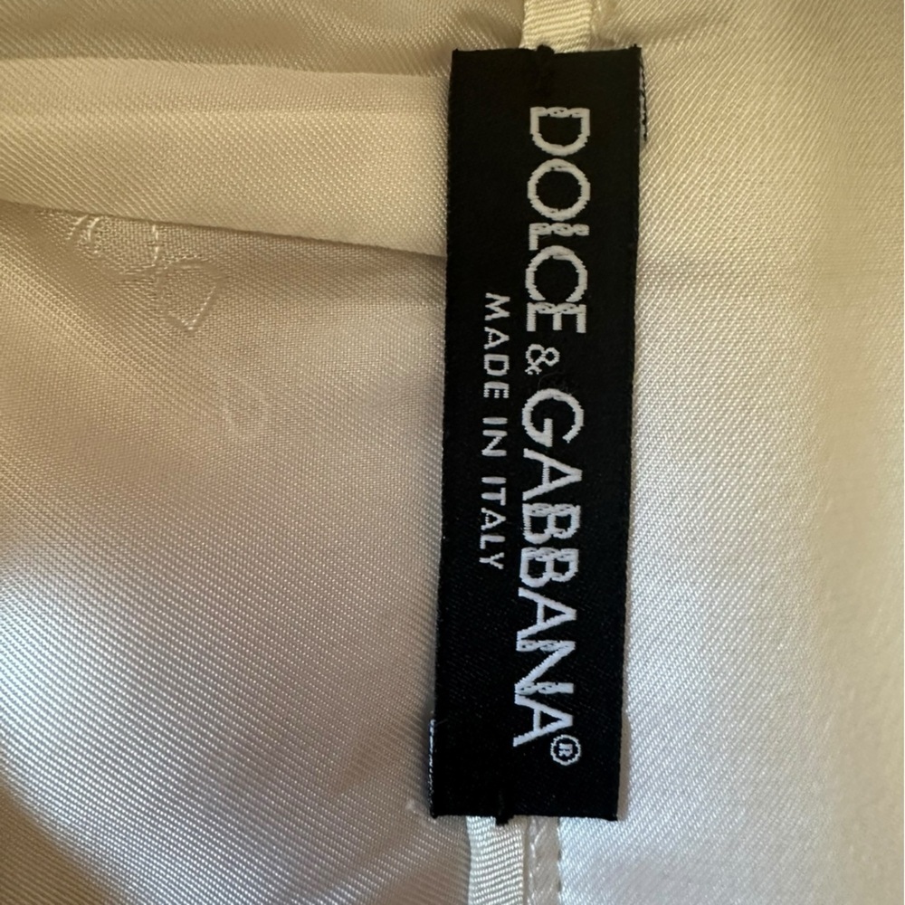 Dolce & Gabbana cream skirt made of 100% virgin wool - Picture 6 of 9